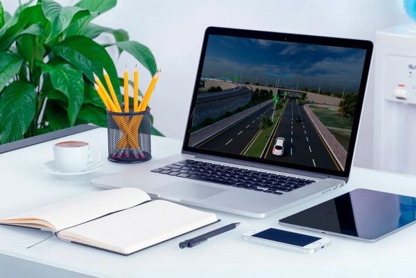 3D Визуализация Дороги к Аэропорту | Дневной и Ночной Вид | AutoCAD, SketchUp, Lumion