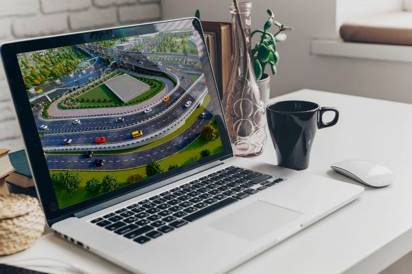 3D-анимация многоуровневой транспортной развязки | Инновационная инфраструктура на AutoCAD